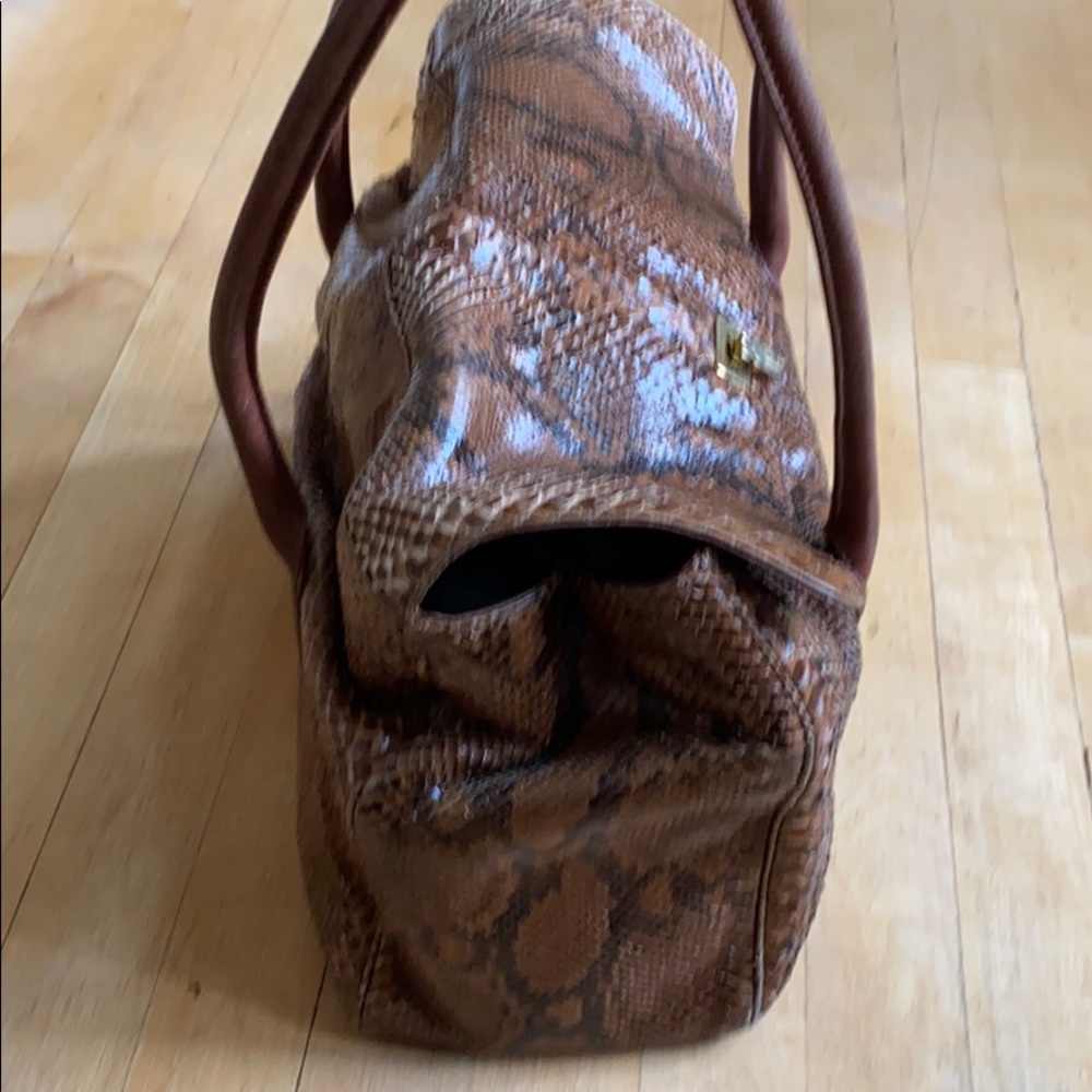 Vintage Python Lambertson Truex Boxcar Purse - image 2